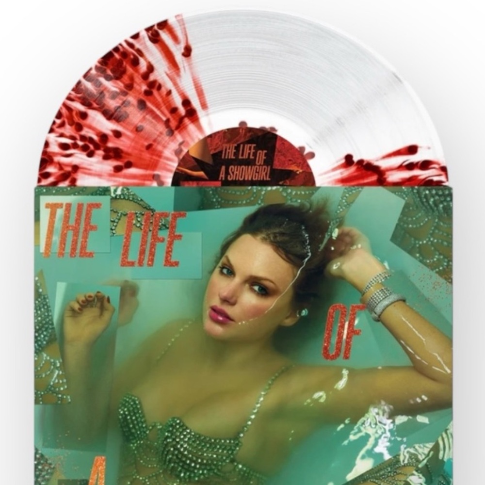 Taylor Swift The Life of a Showgirl: Honestly Wild Transparent Vinyl